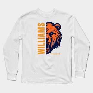 WILLIAMS CALEB IS HERE WITH THE BEARS Long Sleeve T-Shirt